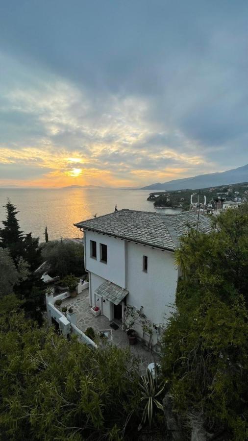 Iris Sea View Villa Áfiszosz Kültér fotó